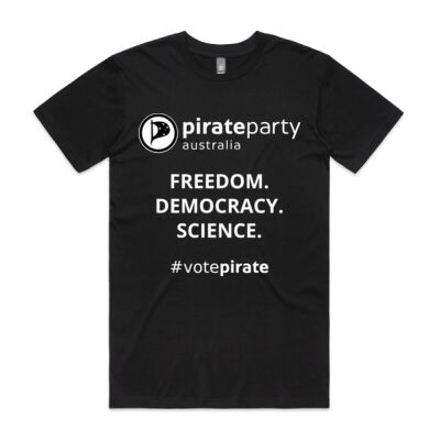 Freedom. Democracy. Science. - Men's Staple Tee Thumbnail