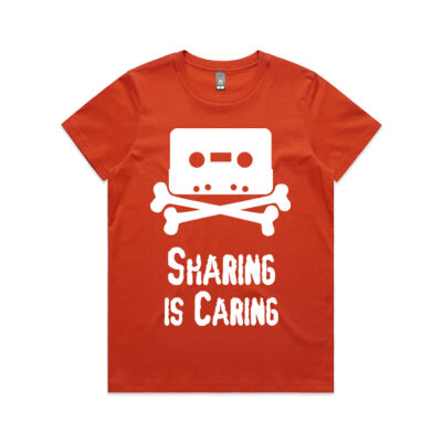 Sharing is Caring - Women's Maple Tee Thumbnail
